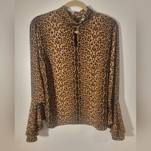 Animal print top